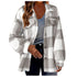 DAMEN FLEECEJACKE IM TRENDIGEN KARODESIGN